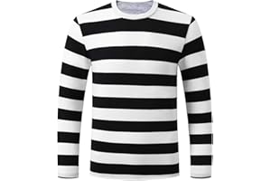 Mens Shirts Casual Stylish Crew Neck Striped T Shirt Casual Undershirt Lightweight Quick Dry Work Tee Shirt Pullover
