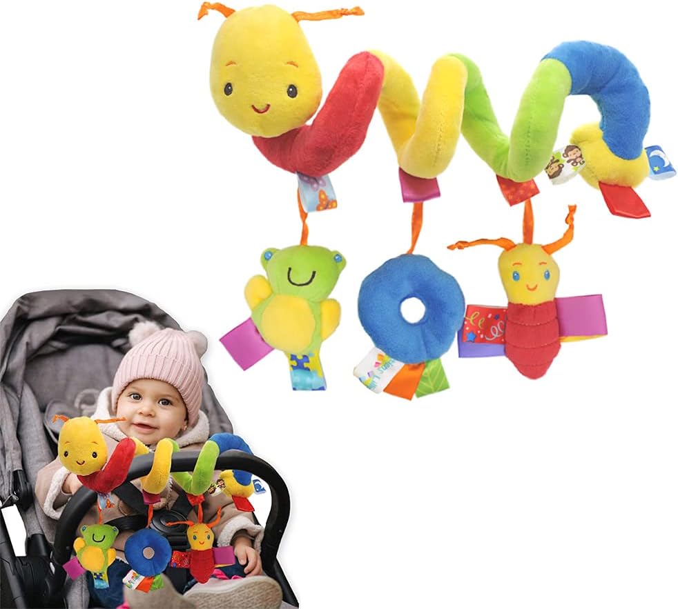 Amazon Co Jp Kswl ベビーベッド おもちゃ スパイラル ぬいぐるみおもちゃ ぶら下げおもちゃ ガラガラおもちゃ ベッドラップおもちゃ 動物 赤ちゃん 新生児 ハンギングおもちゃ パソコン 周辺機器