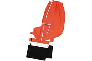 ML KISHIGO Kishigo RWP107 Brilliant Series High-Viz Rainwear Pant, Fits Large and Extra Large, Orange