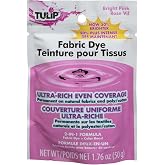 Tulip Permanent Fabric Dye Powder, Hot Dye Method for Vibrancy, Long-Lasting Color, Bright Pink
