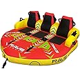 RAVE Sports Epic Towable Tube, 1-3 Riders, Dual Tow Points, Stable Couch-Style Seats with Backrest, Durable Nylon Cover, Neoprene Padding, Foam-Filled Reinforced Handles, Boat Towables-Tubes