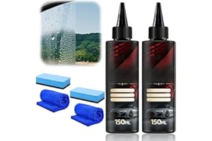 2025 Glass Car Polish, Glass Polishing Liquid, Auto Polishing Compound, Anti-Fog Hydrophobic Coating Spray, Scratches, Wiper 