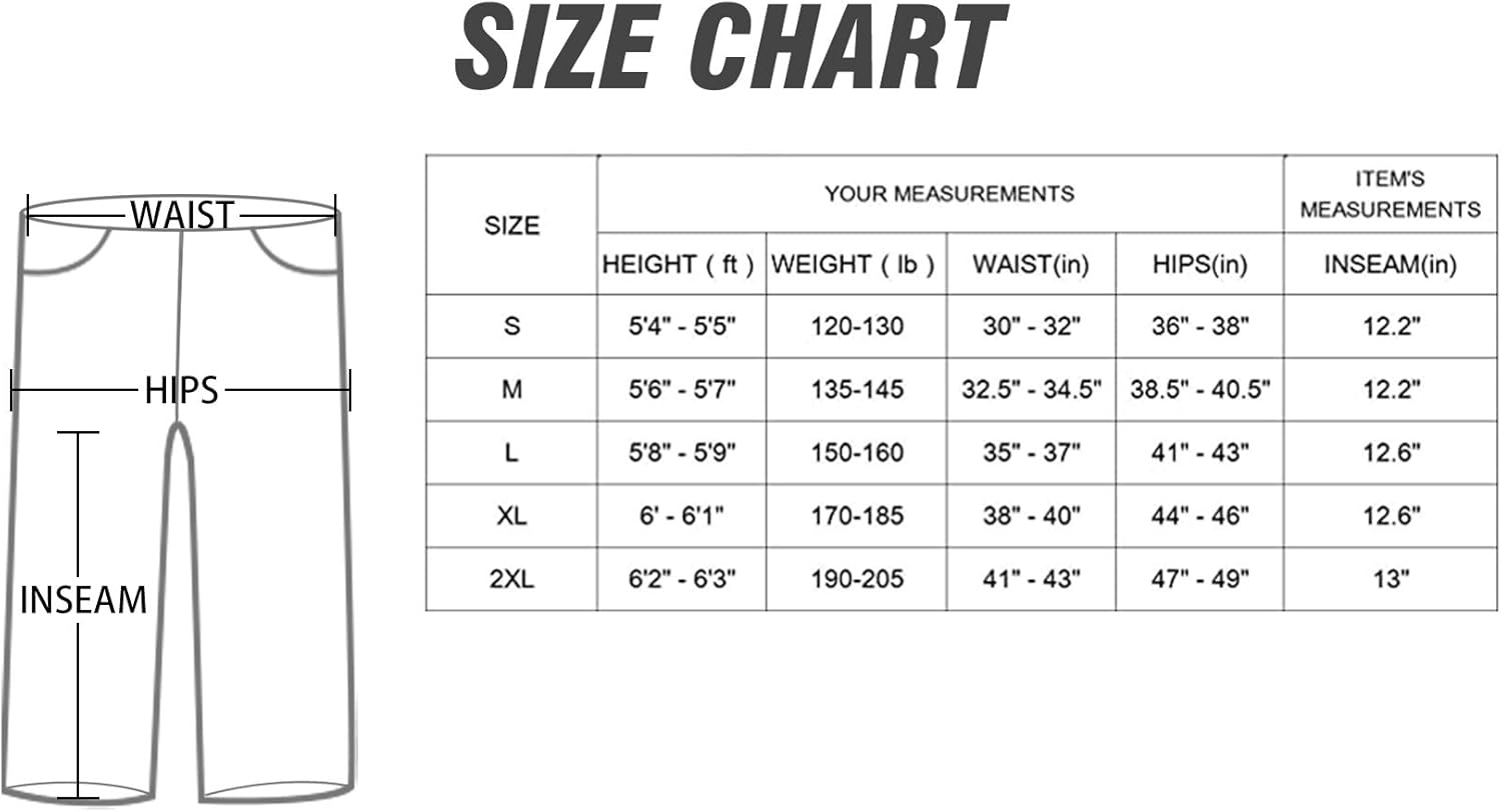 N-A Men's Yoga Shorts Cotton Running Athletic Sweat Loose Long Shorts with Pockets for Indoor Home Gym Exercise: Clothing
