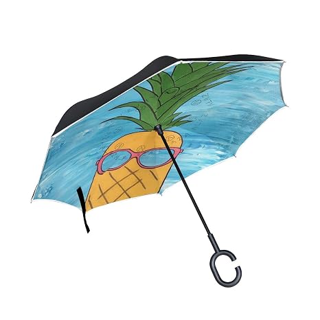 Amazoncom Reverse Umbrella Beach Pineapple With
