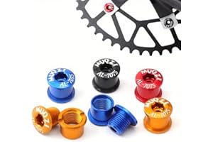 5Pcs Bike Chainring Screws Monoplate Double Plate CNC Chainwheel Bolt for MTB Road Fixed Gear Cycling Crankset Parts