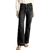 Astylish Women's Wide Leg Jeans High Waisted Stretchy Straight Leg Jeans Loose Trendy Denim Pants with Pocket