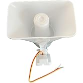 30W Alarm Siren Super Loud 130dB Electronic Horn Indoor/Outdoor Security Siren DC 12V 9V 5V