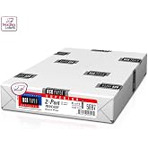 NextDayLabels Carbonless NCR Paper, 2 Part Reverse #5887, 8.5" x 11" | Carbonless Copy Paper, Canary White, 500 Sheets Per Pack, Pre Collated, invoices and work orders, Made in USA