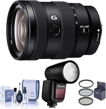 Amazon Com Sony E 16 55mm F 2 8 G Lens Bundle With Flashpoint Zoom Li On X R2 Ttl On Camera Round Flash Speedlight 67mm Filter Kit Cleaning Kit Electronics