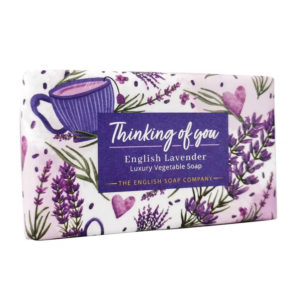 The English Soap Company Thinking Of You English Lavender Soap Bar 190g