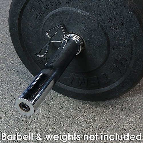 CASL Brands 2-Inch Spring Clip Collar Pair for Olympic Barbell