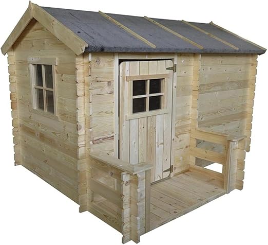 Kokido - Casita de Madera para niños 203 x 175 x 151 cm: Amazon.es: Juguetes y juegos