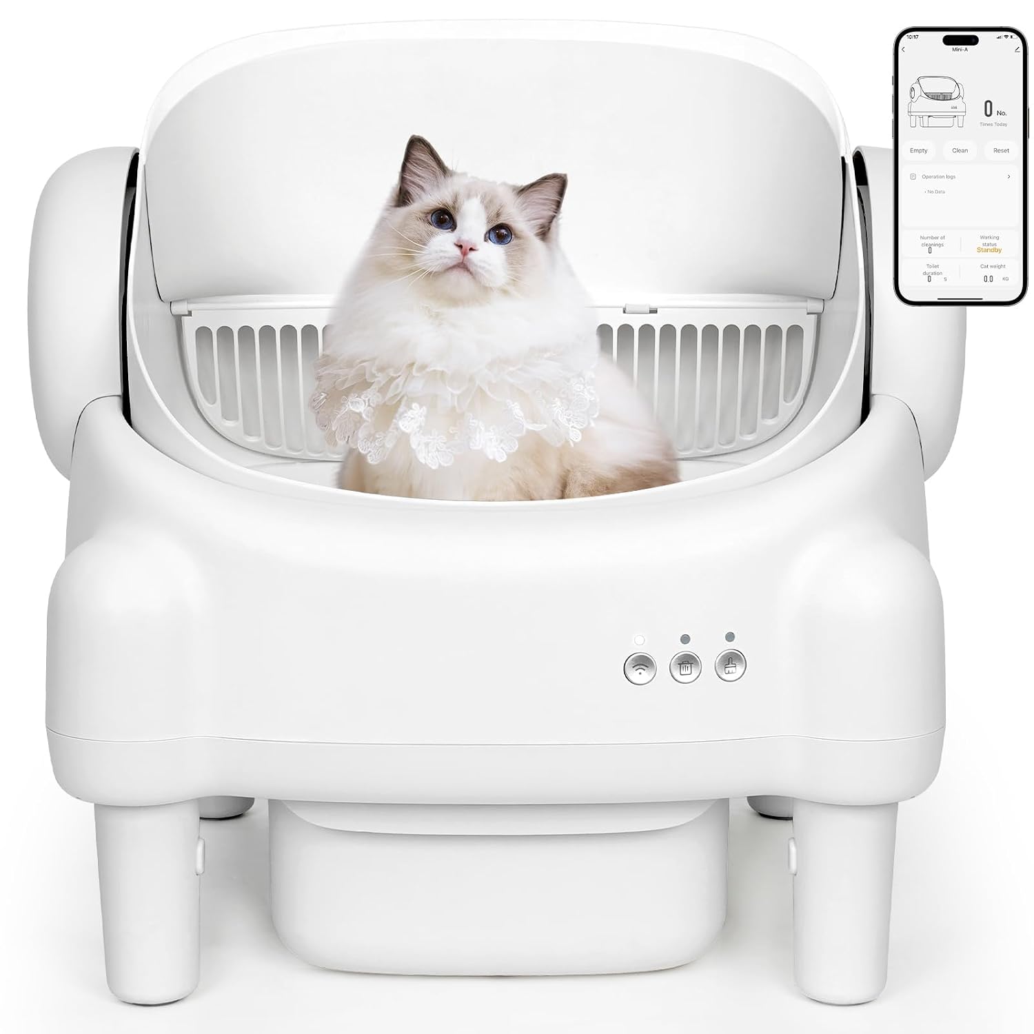 Automatic Self-Cleaning Cat Litter Box