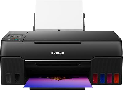Canon PIXMA G650 Wireless 3-in-1 MegaTank Inkjet Photo Printer A4 WiFi LCD