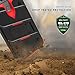 Zizo Bolt Series compatilbe with LG V20 Case Military Grade Drop Tested with Tempered Glass Screen Protector, Holster, Kickstand Black RED