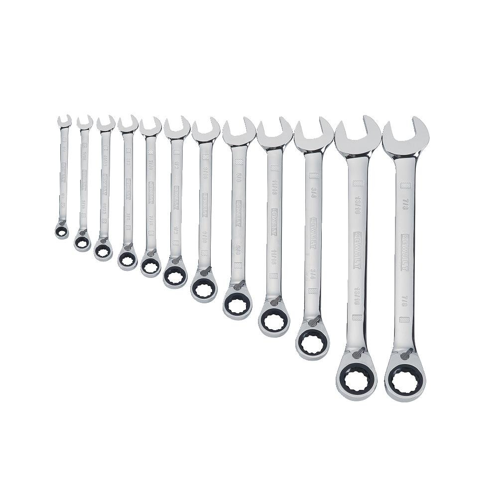 DEWALT DWMT19230 12PC MM Ratcheting Wrench Set
