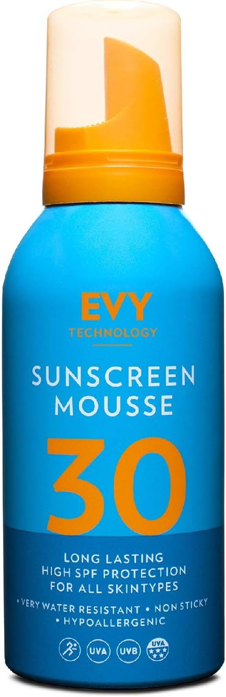 evy sunscreen mousse face