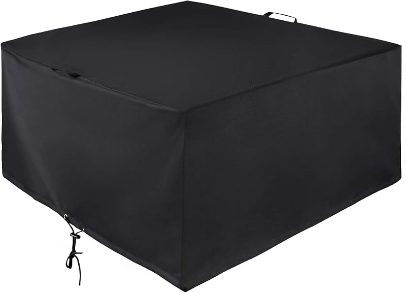 Unicook 38 Inch Square Fire Pit Cover, Waterproof & Heavy Duty Protection