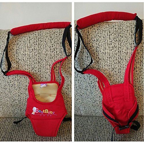 OLizee Breathable Handheld Baby Child Harnesses Learning Assistant Walker Toddler Walking Helper Kid Safe Walking Protective Belt(Blue)