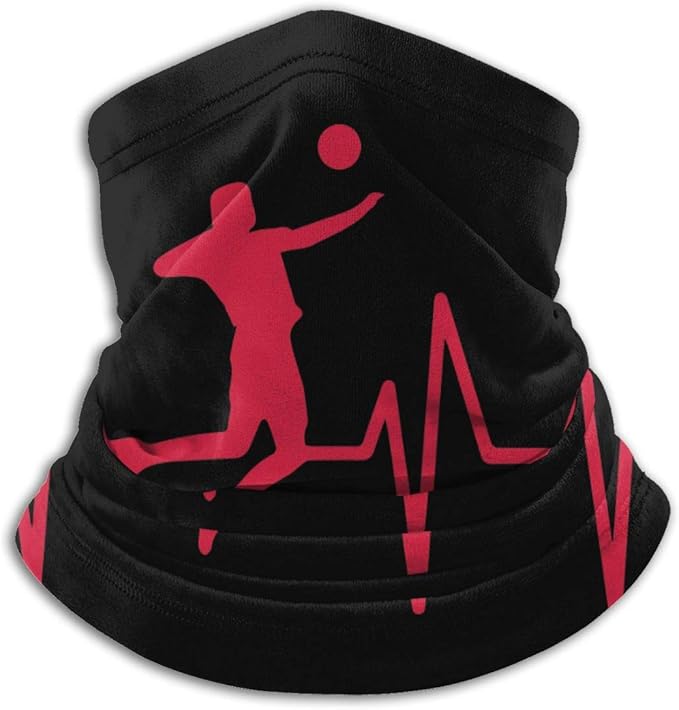 PACKHR489 Volleyball Heartbeat21 Unisex Neck Warmer Gaiter Shield for