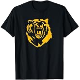 California Flag Bear Shirt - Bear Roaring Design T-Shirt