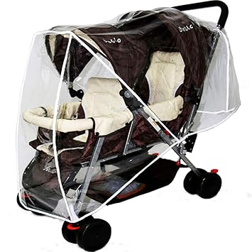 housse pluie poussette double graco