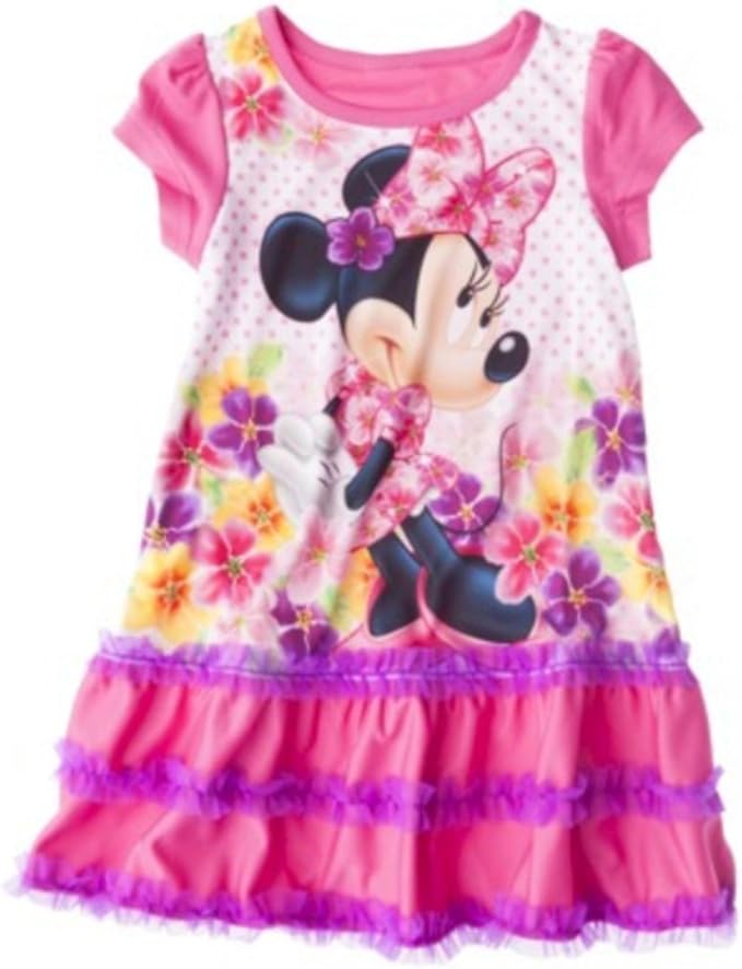 Minnie Mouse Minnie Mouse Toddler Girls' Nightgown Pink