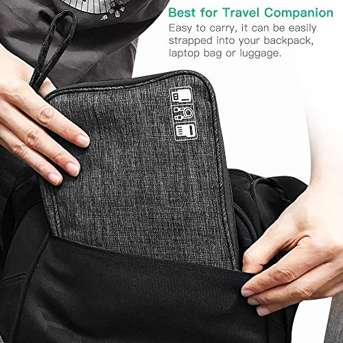 image for HCFGS Electronic Organizer Travel Cable Organizer Universal Electronic