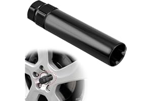 HULI Small 6 Spline Lug Nut Socket,Wheel Lock Key for 19 mm (3/4 Inch) & 21 mm (13/16 Inch) Hex Socket Wrench,Wheel Lock Removal Tool Replacement Aftermarket 6Spline Lug Nuts (Small 6 Spline)