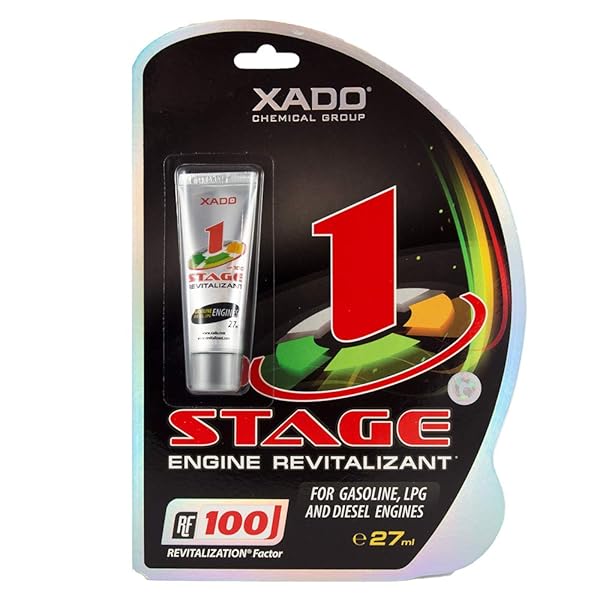 XADO ENGINE OIL ADDITIVE 1 STAGE – FRICTION MODIFIER – MOTOR RESTORE TREATMENT – PERFORMANCE RESTORATION – PROTECTS AGAINST COLD-START DAMAGE – FOR GAS, DIESEL AND LPG ENGINES – REVITALIZANT (BLISTER)
