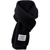 PESAAT Kids Winter Infinity Scarf Knit Toddler Boy Girls Scarves Cotton Outdoor Neck Warmer for Children 3-15 Years