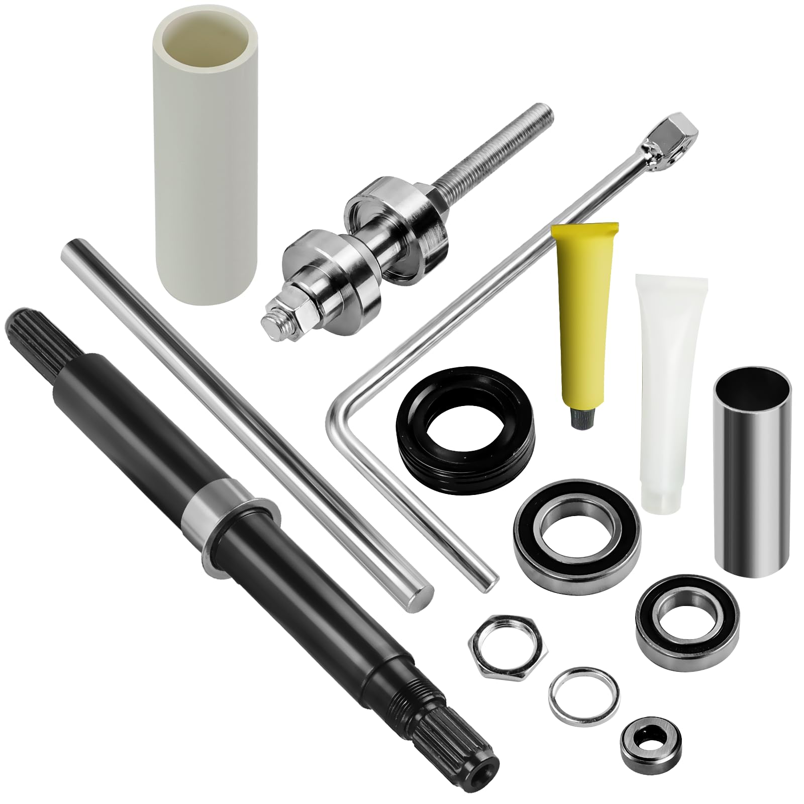 Photo 1 of **FACTORY SEALED** Funmit W10435302 & W10447783 Washer Bearing Tool Kit and Tub Seal Replacement for Whirlpool Cabrio and Maytag Bravos XL Washers, Repair Noisy, Shaking, Leaking, UL/OL Error Issues