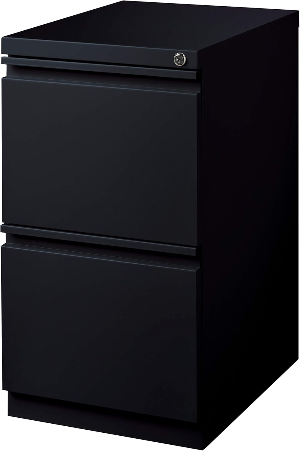 Office Dimensions 20-inch Deep 2-Drawer File with Full Width Pull Mobile Pedestal, Black: Furniture & Decor