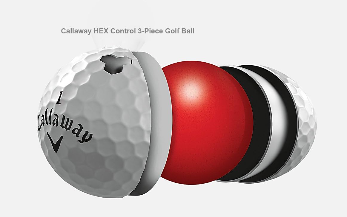 hex control golf balls