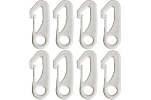 TTSAM Profession Flag Pole Clip Snap Hooks Durable Nylon Flag Clips Flag Pole Accessory - Attach Flags Hooks to Halyard Rope and Buckle The Flag(Pack of 8)