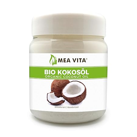MeaVita Bio Kokosöl, Geschmacksneutral (desodoriert), 1er Pack (1 x 500 ml)