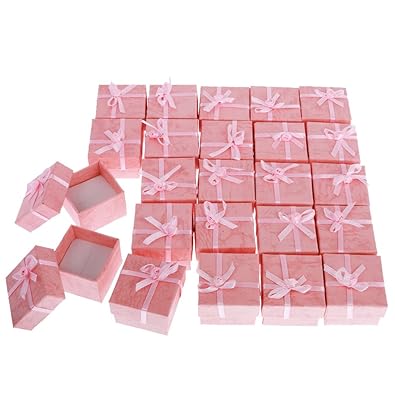 Amazon 24pcs 指輪ケース ギフトボックス ジュエリーボックス リング