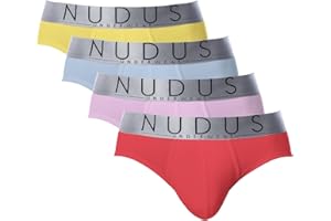 NUDUS UNDERWEAR NUDUS Men's Cotton Underwear Pack of 4 Gift Box - Briefs - Trunks - Boxer Briefs