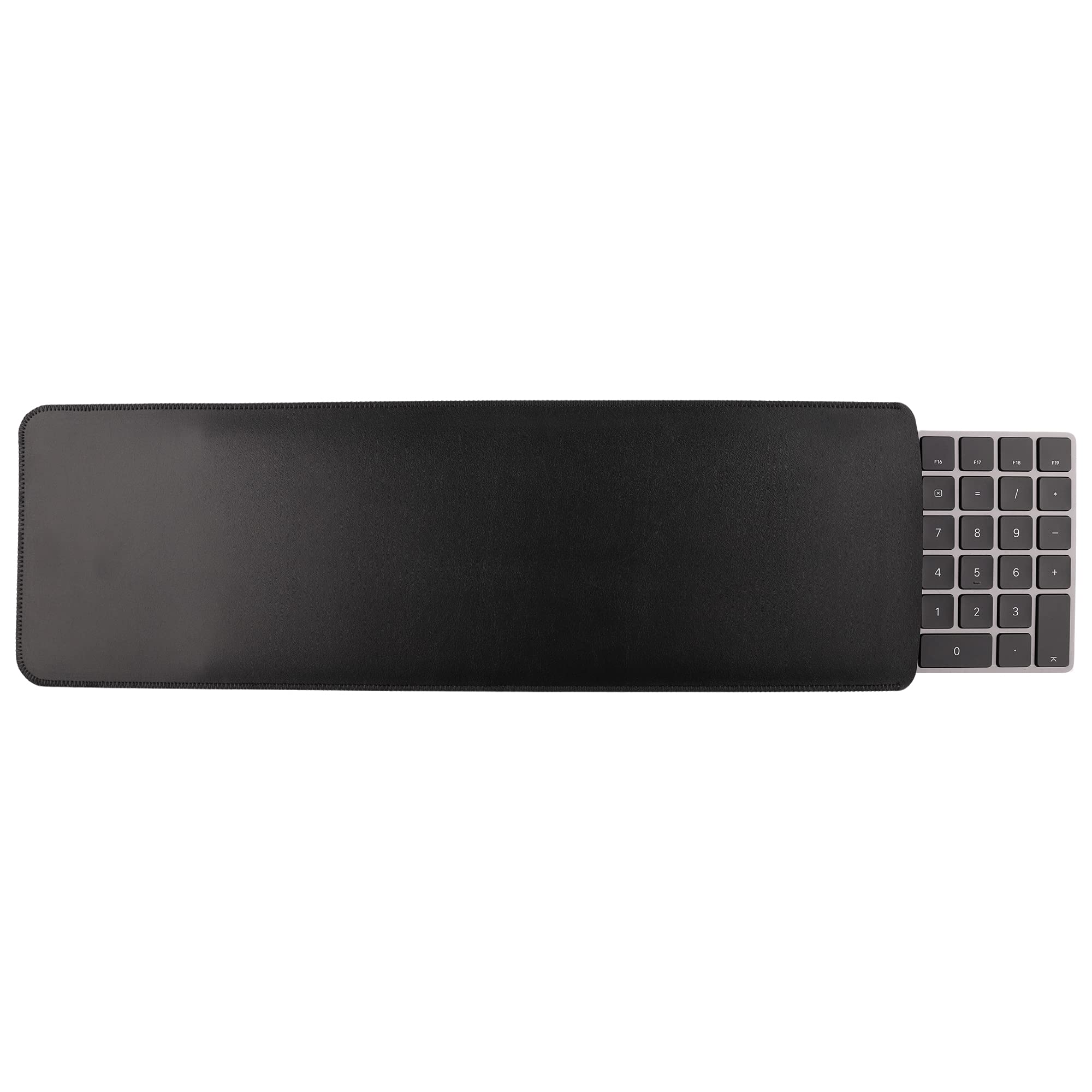 GuardV Leather Sleeve for Apple Magic Keyboard with Numeric Keypad A1843 A2520 Touch ID MQ052LL/A MK2C3LL/A MMMR3LL/A - Protective Sleeve Cover Case Pouch (Black)