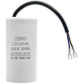 CBB60 Run Capacitor for Motor Air Compressor and air Conditioner Compressor | 120uF 250VAC 50/60Hz