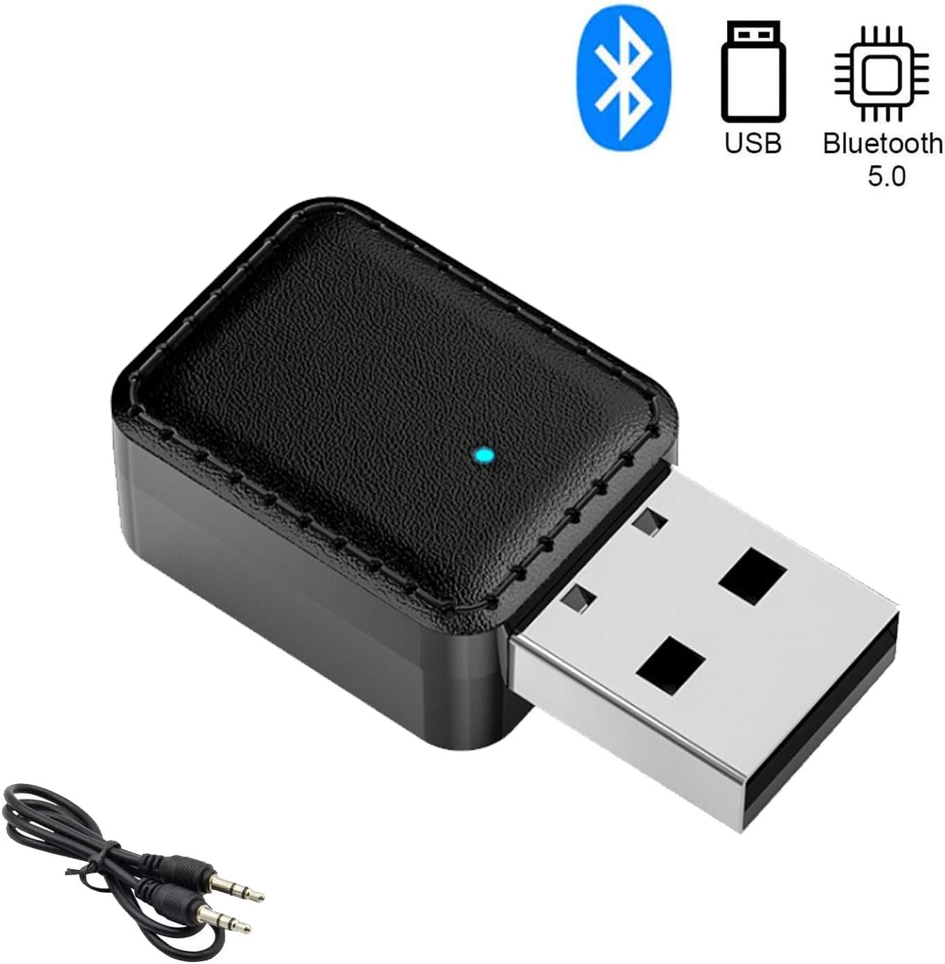 Ricevitore/Trasmettitore USB Bluetooth 5.0 con 3.5mm AUX Wireless Bluetooth  Adattatore Audio,per TV/Casa/Auto/Laptop GeekerChip Adattatore Bluetooth USB  Accessori audio e video urban-earth.co.uk