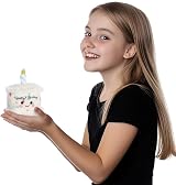 Aurora Palm Pals Happy Birthday Cake 5in Soft Toy White view 6