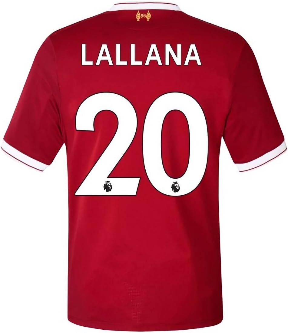 Lauazp LALLANA #20 LIVERPOOL 17-18 HOME Soccer Men's Jersey Color Red Size M