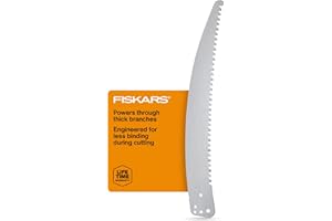 Fiskars Pole Saw Blade Replacement for Fiskars Pruning Saws and Tree Pruners, 15" Blade with Woodzig Chainsaw-Style Tooth Design