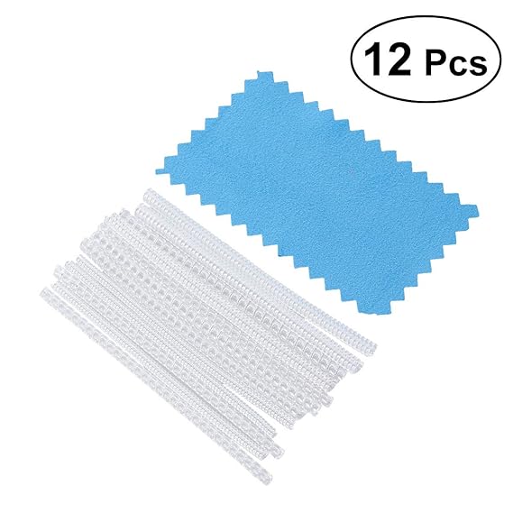SUPVOX Ringverkleinerer mit Poliertuch für Lose Ringe 2mm 3mm 5mm 12 Stück