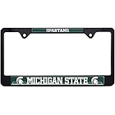 Michigan State Spartans Black License Plate Frame