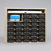 Stamp-n-Storage Punch Holder for Creative Memories Border Maker Cartridges - Standard, Holds 31 + Tools - Birch Plywood,