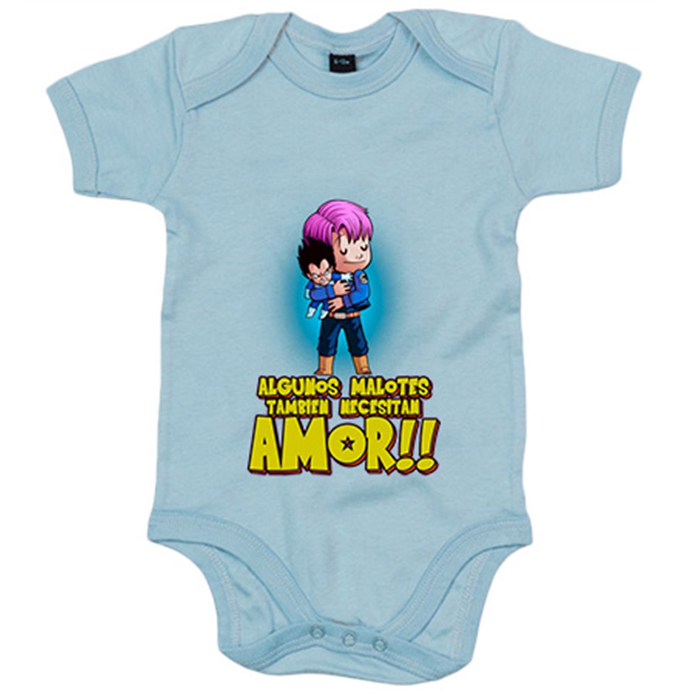 Azul Royal 6 12 Meses Body Bebe Dragon Ball Trunks Y Vegeta Algunos Malotes Tambien Necesitan Amor Ropa De Una Pieza Ropa Westparkcleaners Com