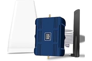 BTCELLUP Cell Phone Booster for Home Office, Up to 2500 Sq.Ft, Cell Phone Signal Booster for Band 5/12/13/17,Boost 5G 4G LTE 3G Data for All U.S. Carriers, FCC Approved