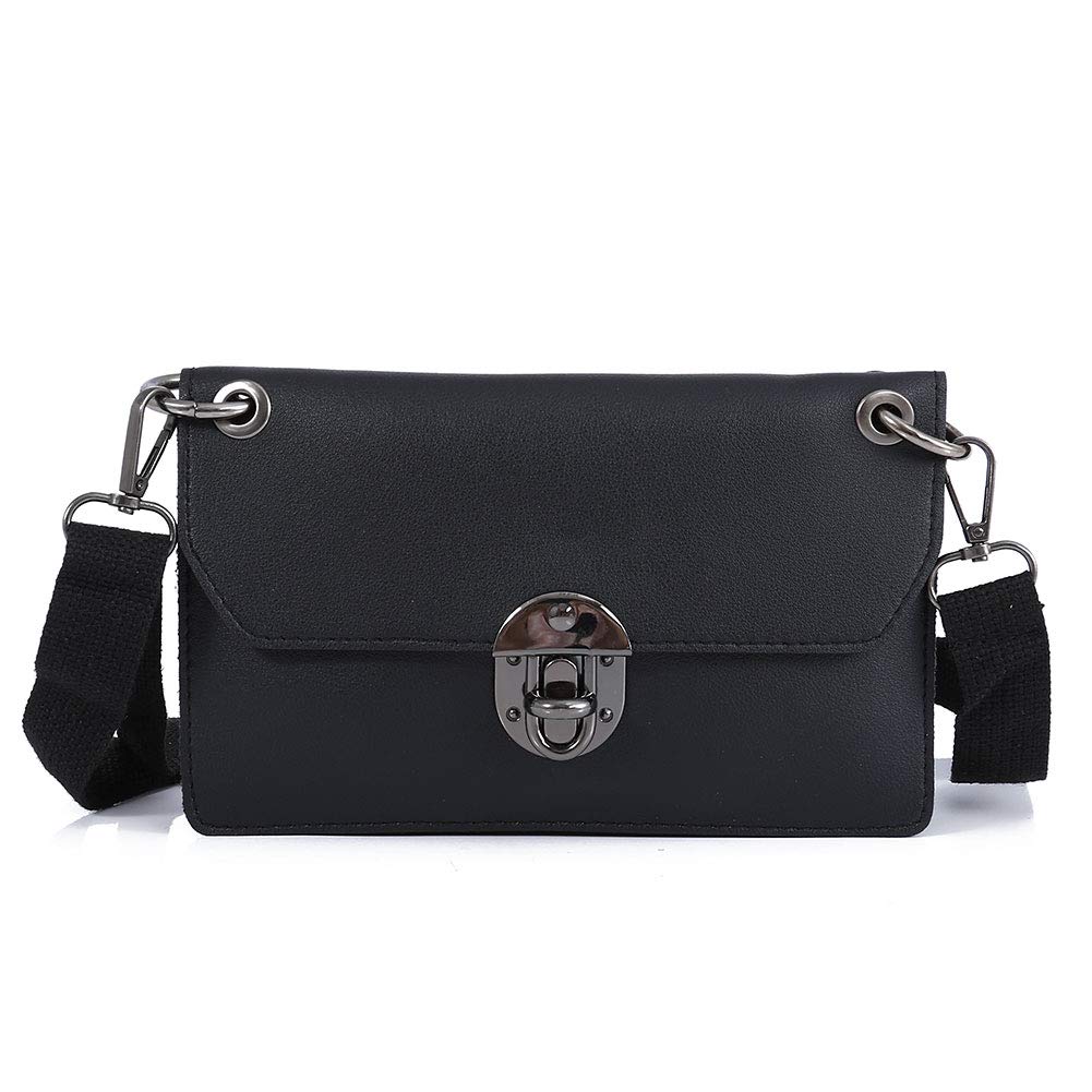 TENXITER Small Crossbody Bag Cell Phone Purse Wallet For Women (Black)
